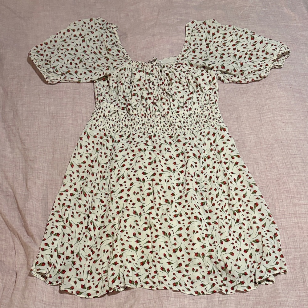 Reformation Jo Dress Es Plus Size 22 Rose Floral Print